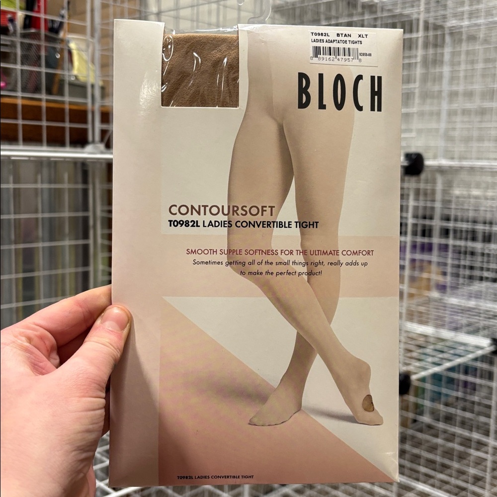 Adult Bloch Tan Adaptatoe Tights - Picture 3 of 5
